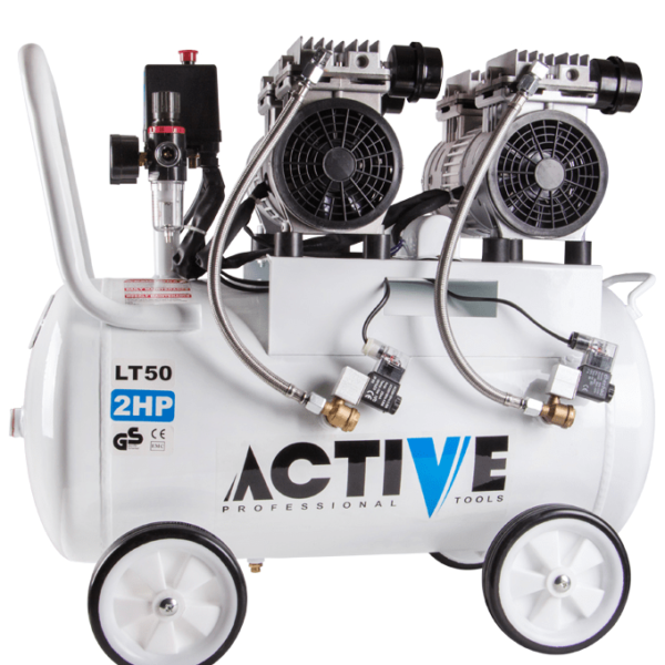 کمپرس باد دو سیلندر بی صدا 50 لیتری اکتیو مدل AC_1350SN